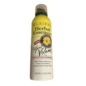 Clairol Herbal Essences Natural Volume Weightless Hairspray Violet 8 oz New